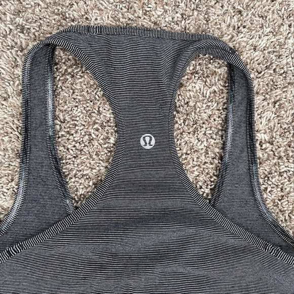 Lululemon Grey Racer Back Tank - Picture 2 of 4